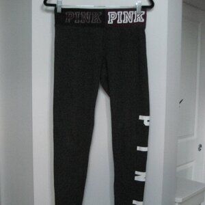 PINK dark grey leggings YOGA